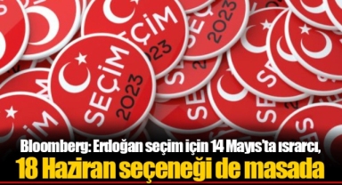 Bloomberg: Erdoğan seçim için 14 Mayıs’ta ısrarcı, 18 Haziran seçeneği de masada