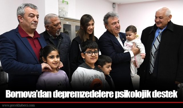 Bornova’dan depremzedelere psikolojik destek