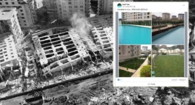 'Cennetten bir kare' diye reklamı yapılan 250 daireli rezidans depremde yıkıldı
