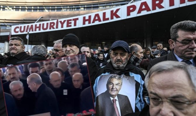 Deniz Baykal'ın cenaze töreninde dikkat çeken anlar! Erdoğan; Kılıçdaroğlu ve İmamoğlu'nun elini sıkmadı