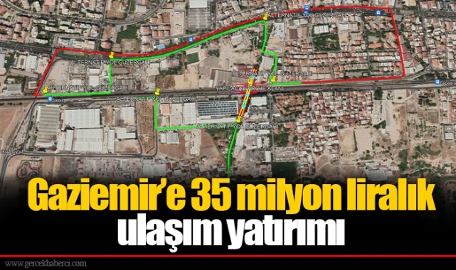 Gaziemir’e 35 milyon liralık ulaşım yatırımı