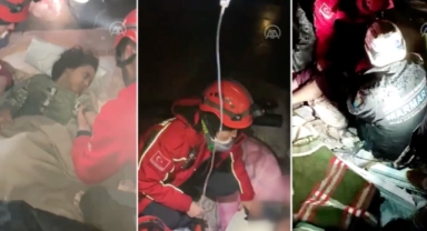 Hatay’da üç kişi enkazdan sağ çıkarıldı