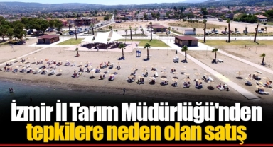İzmir İl Tarım Müdürlüğü'nden tepkilere neden olan satış