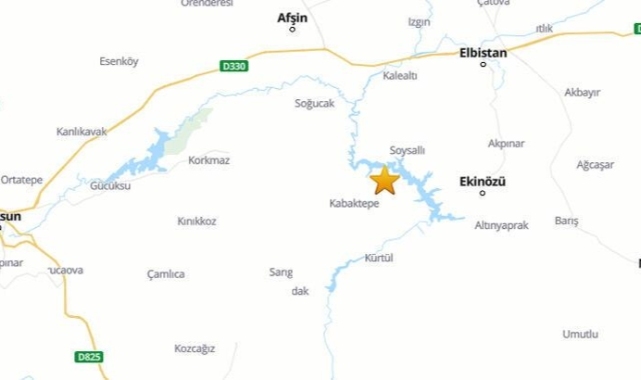 Kahramanmaraş'ta 4.7 büyüklüğünde deprem