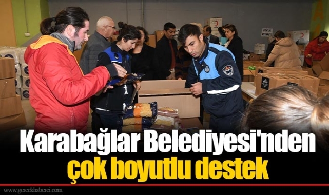 Karabağlar Belediyesi'nden çok boyutlu destek