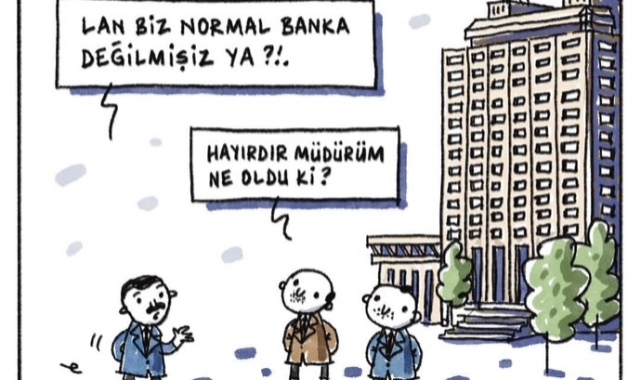 LeMan'dan Merkez Bankası karikatürü: Biz normal banka değilmişiz ya?