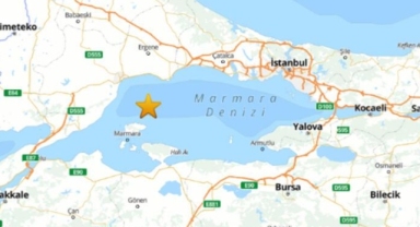 Marmara Denizi'nde 3.5 büyüklüğünde deprem