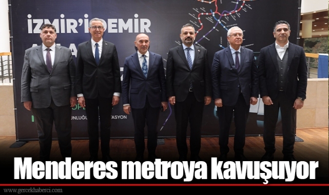 Menderes metroya kavuşuyor