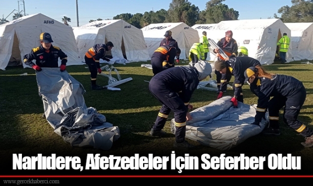 Narlıdere, Afetzedeler İçin Seferber Oldu