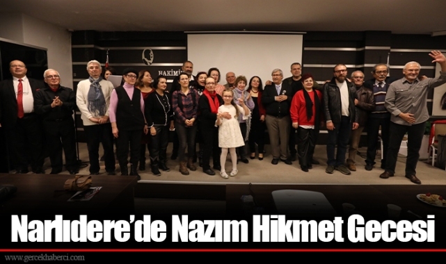 Narlıdere’de Nazım Hikmet Gecesi