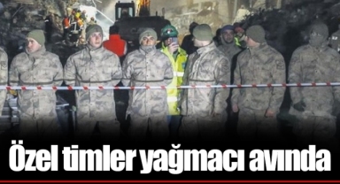 Özel timler yağmacı avında