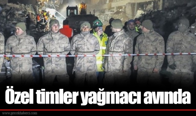 Özel timler yağmacı avında