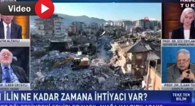 Şehir plancısı İlhan Tekeli canlı yayında koltuktan düştü