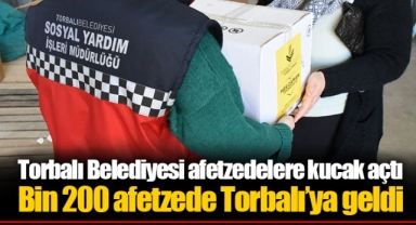 Torbalı Belediyesi afetzedelere kucak açtı