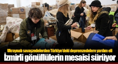 Ukraynalı savaşzedelerden Türkiye’deki depremzedelere yardım eli
