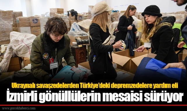 Ukraynalı savaşzedelerden Türkiye’deki depremzedelere yardım eli