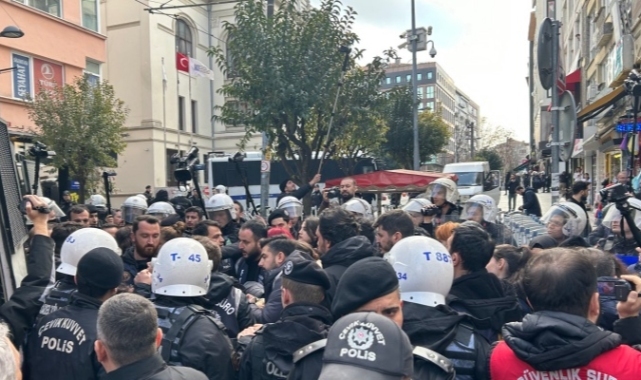 Uzaktan eğitim protestosuna polis müdahalesi: 23 gözaltı