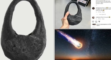 55 bin yıl önce düşen göktaşından çanta yaptılar; fiyatı şaşırttı!