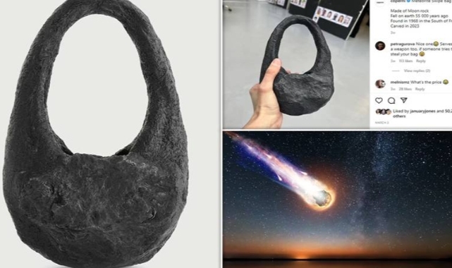 55 bin yıl önce düşen göktaşından çanta yaptılar; fiyatı şaşırttı!