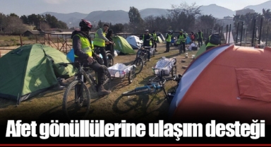 Afet gönüllülerine ulaşım desteği