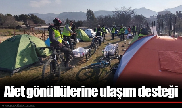 Afet gönüllülerine ulaşım desteği