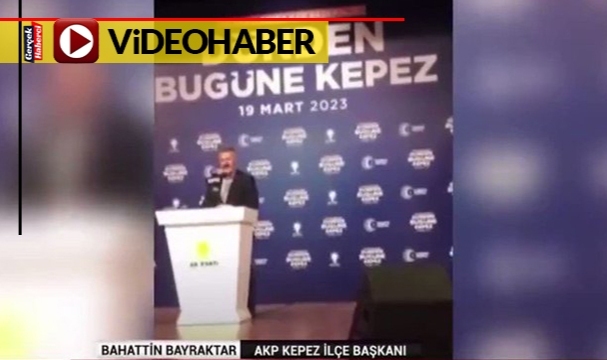 AK Partili başkan kürsüde 'torpil yapamamaktan' yakındı