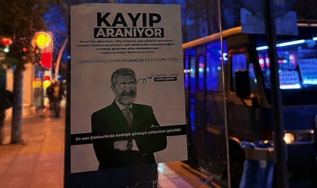 Akşener "Kayıp Bakan Nemo" demişti; İyi Parti Gençlik Kolları'ndan Bakan Nebati için "Kayıp Aranıyor" ilanı