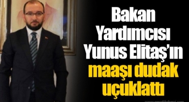 Bakan Yardımcısı Yunus Elitaş’ın maaşı dudak uçuklattı