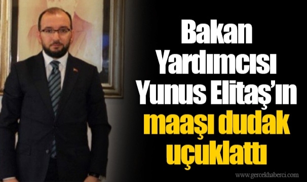 Bakan Yardımcısı Yunus Elitaş’ın maaşı dudak uçuklattı