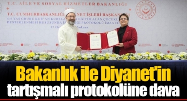 Bakanlık ile Diyanet'in tartışmalı protokolüne dava