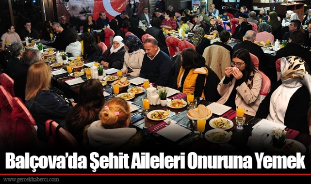 Balçova’da Şehit Aileleri Onuruna Yemek  