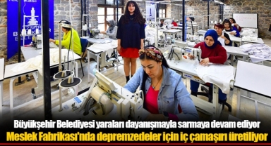 Büyükşehir Belediyesi yaraları dayanışmayla sarmaya devam ediyor