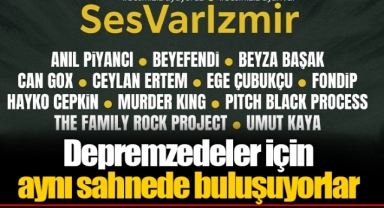 Depremzedeler için aynı sahnede buluşuyorlar