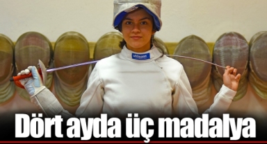 Dört ayda üç madalya