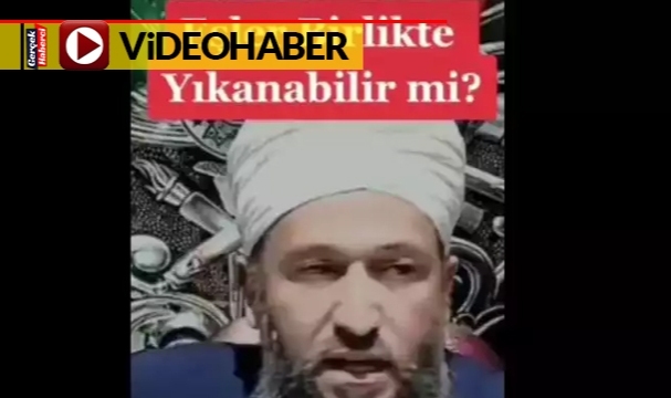 "Eşler birlikte yıkanabilir mi" sorusuna böyle yanıt verdi