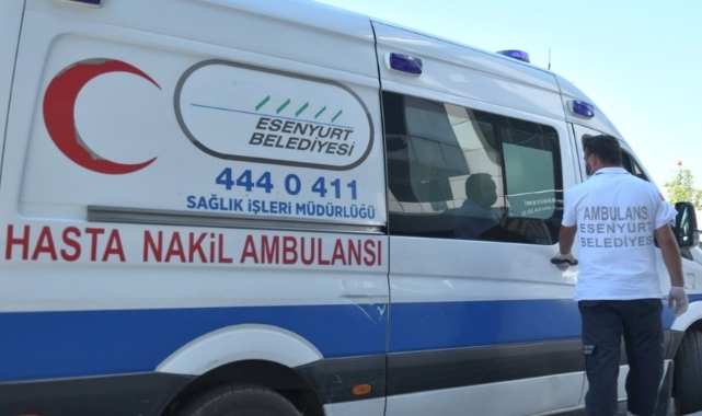 İçinde hasta olan ambulansa haciz!