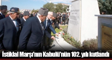 İstiklal Marşı'nın Kabulü'nün 102. yılı kutlandı