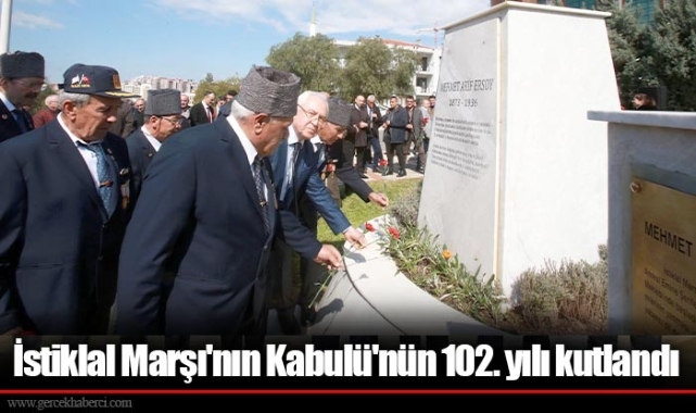 İstiklal Marşı'nın Kabulü'nün 102. yılı kutlandı