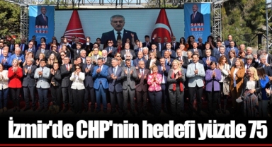 İzmir'de CHP'nin hedefi yüzde 75