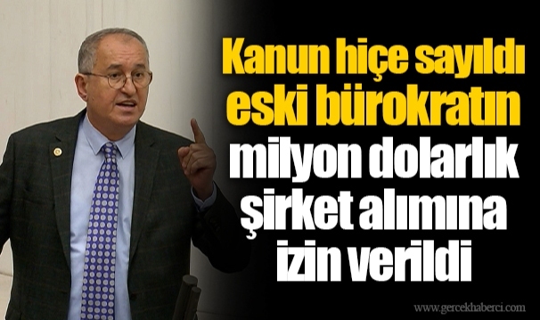 Kanun hiçe sayıldı eski bürokratın milyon dolarlık şirket alımına izin verildi