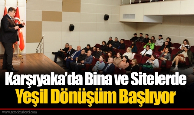 Karşıyaka’da Bina ve Sitelerde Yeşil Dönüşüm Başlıyor