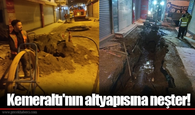 Kemeraltı'nın altyapısına neşter!