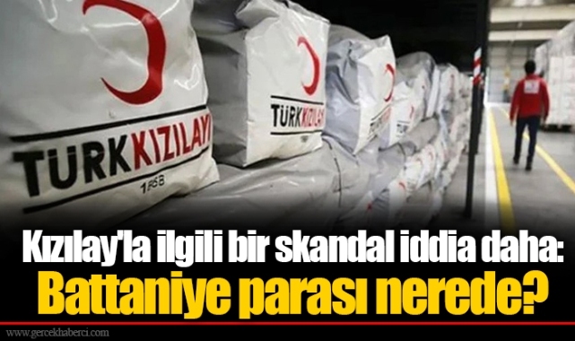 Kızılay'la ilgili bir skandal iddia daha: Battaniye parası nerede?