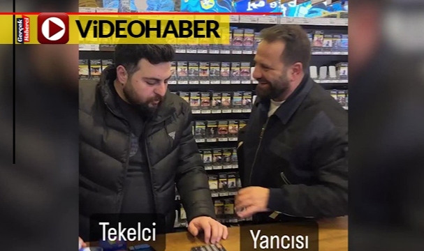 Komedyen Gökhan Ünver'den "Tekelci ve yancısı" skeci