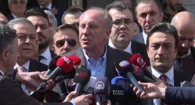 Muharrem İnce: Erdoğan'ın adaylığına itiraz edeceğim