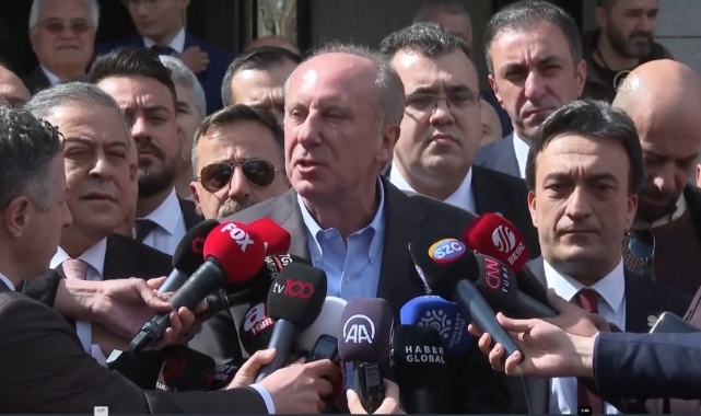 Muharrem İnce: Erdoğan'ın adaylığına itiraz edeceğim