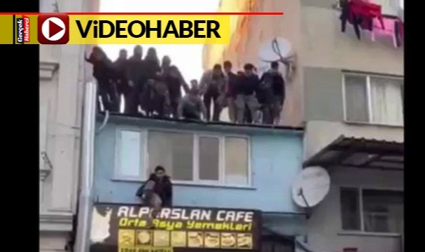Mülteci oldukları iddia edildi... Çatıdan atlayarak kaçtılar