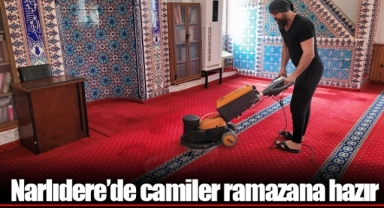 Narlıdere’de camiler ramazana hazır