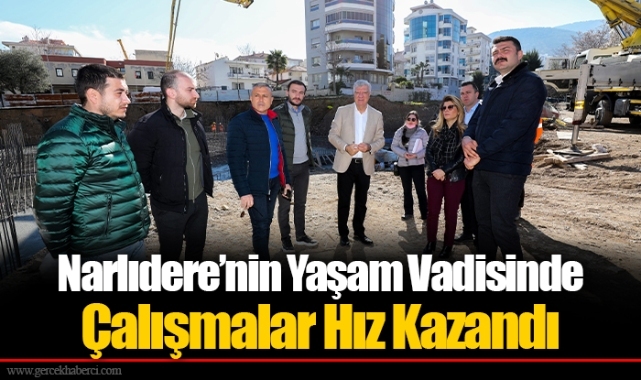Narlıdere’nin Yaşam Vadisinde Çalışmalar Hız Kazandı