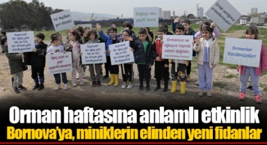 Orman haftasına anlamlı etkinlik